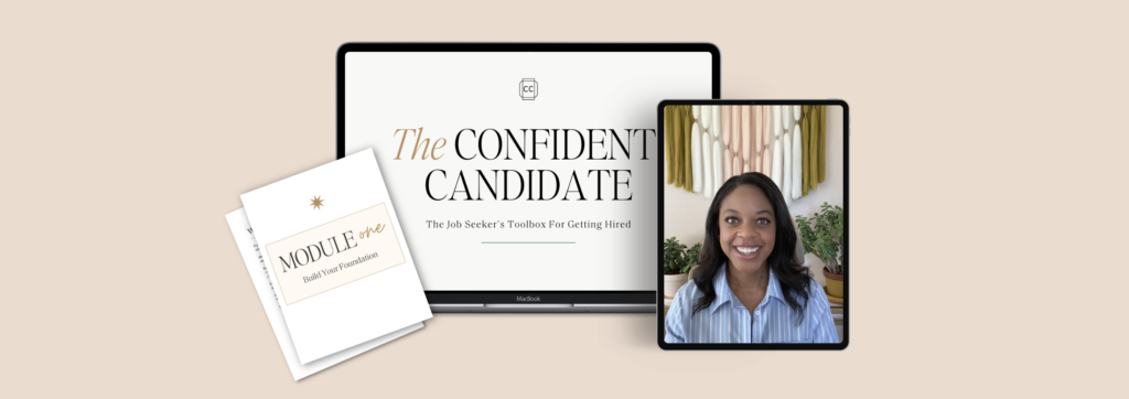 the confident candidate course to help you learn how to get a job on Linkedin in 60 seconds